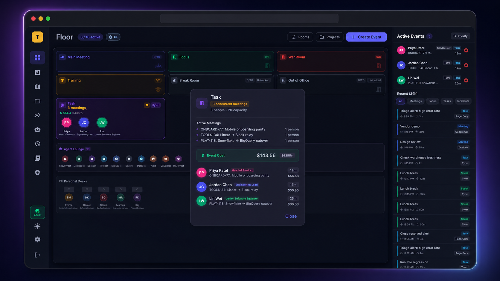 Tymr My Time — auto-drafted day, private by default, review in seconds